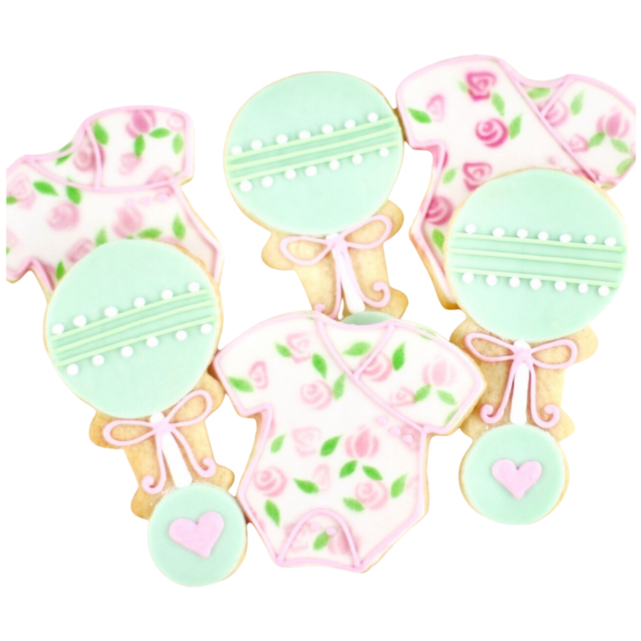Rosette Baby Cookie Set
