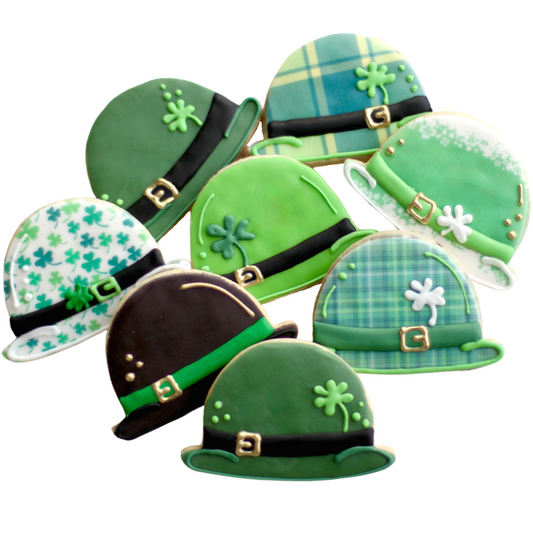 Irish Derby Hat Cookie Set