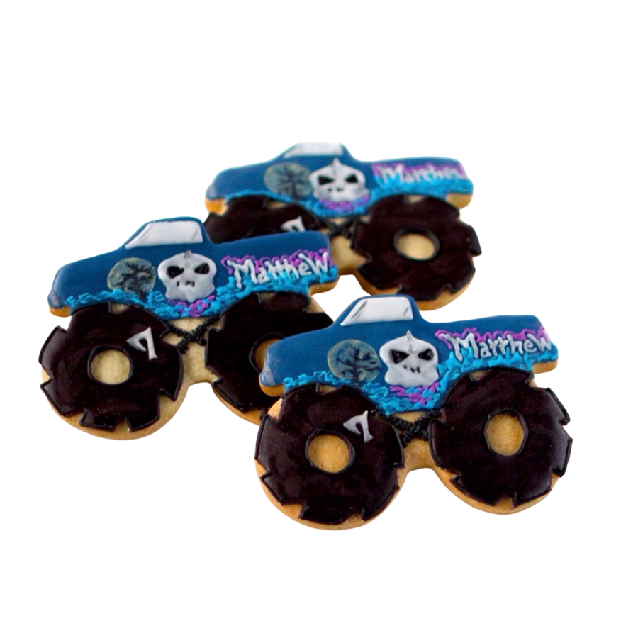 Monster Truck Cookies