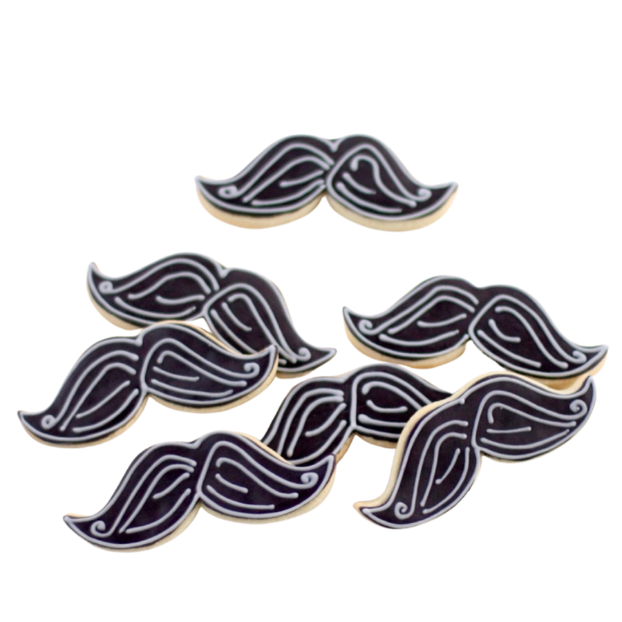 Mustache Cookies