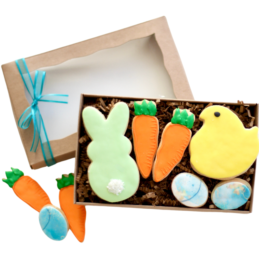 6 Ct. Easter Bunny and Chick Cookie Boxed Set