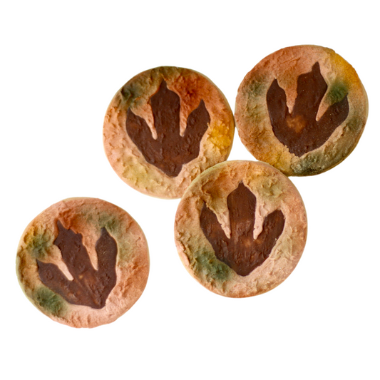 Dinosaur Footprint Cookies