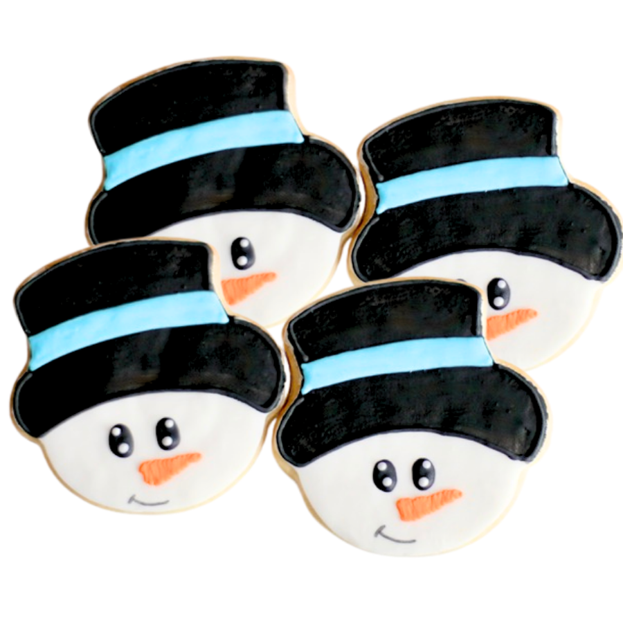 Snowman Head 2 Cookies