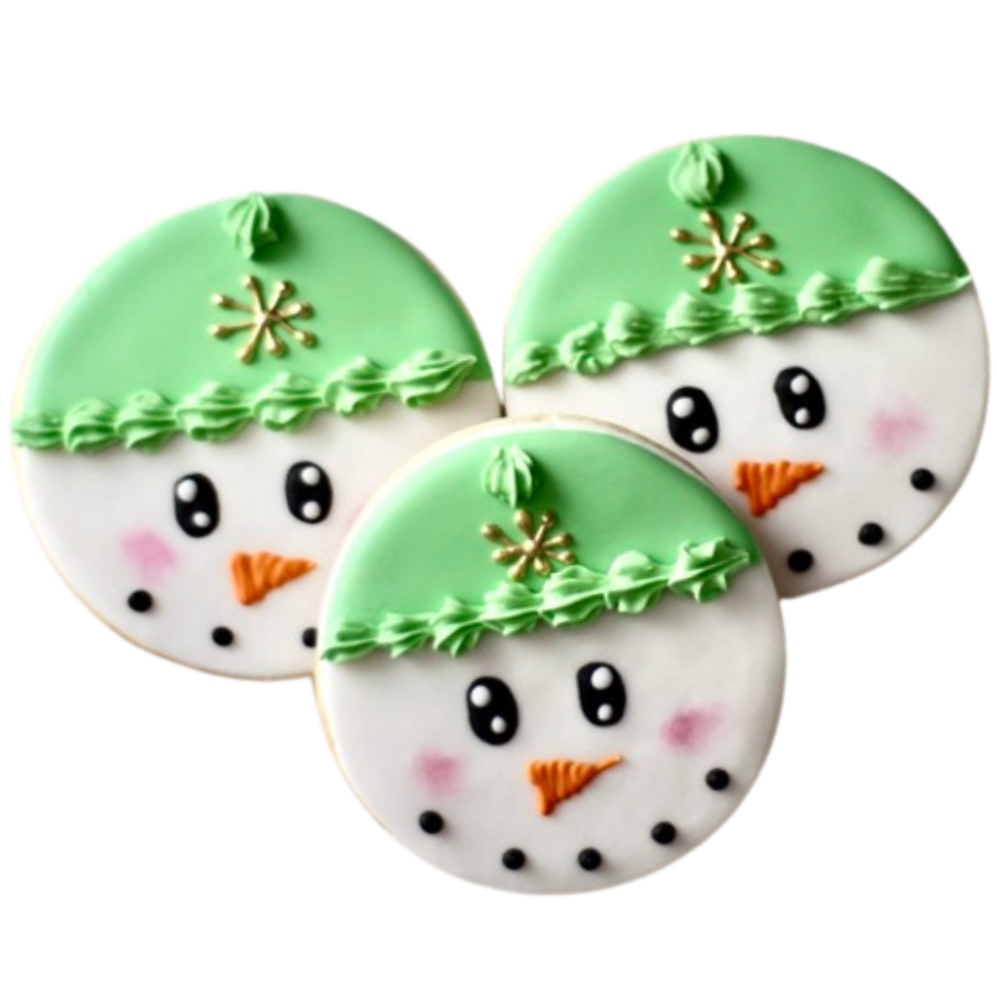 Snowman Head Cookies