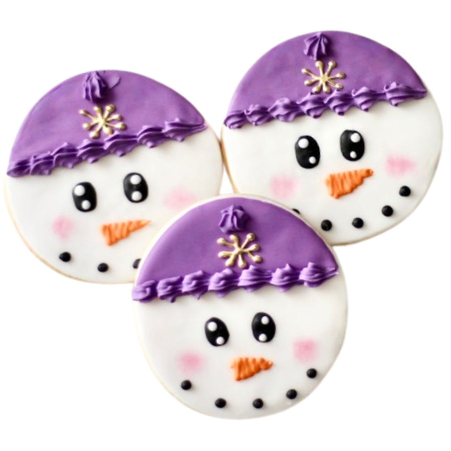 Snowman Head Cookies