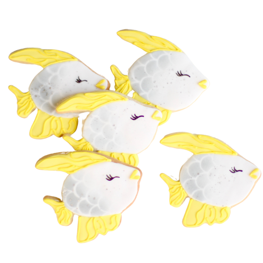 Whimsical Fish Cookies