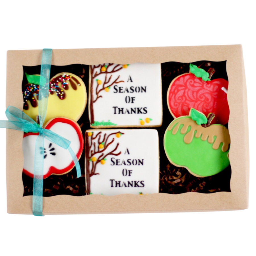 6 Ct. “A Season of Thanks” Apple Cookie Gift Box Set