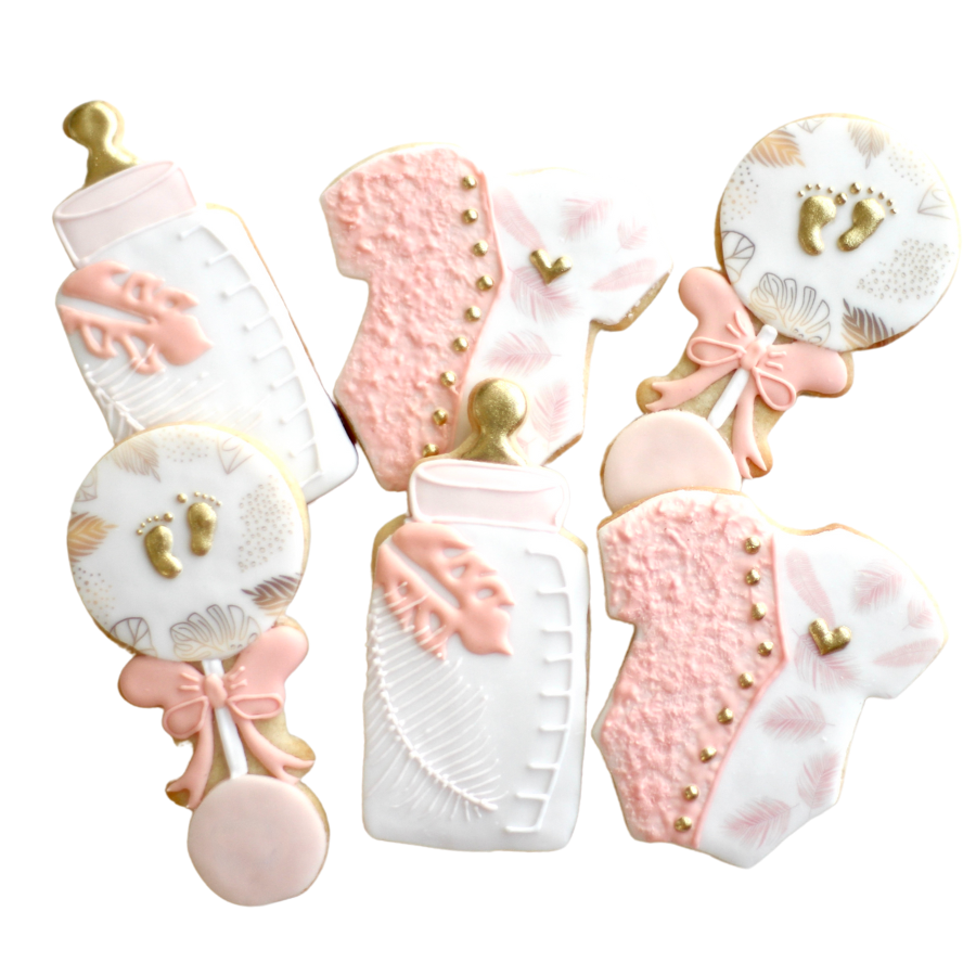 Simple Safari Baby Cookie Set