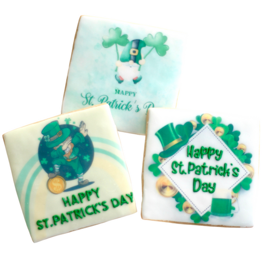 St. Patrick's Day Square Cookie Set