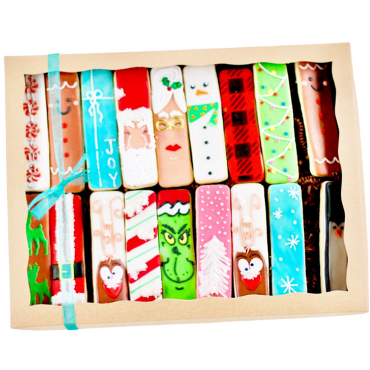 18 Pc. Christmas Cookie Stick Gift Box Set