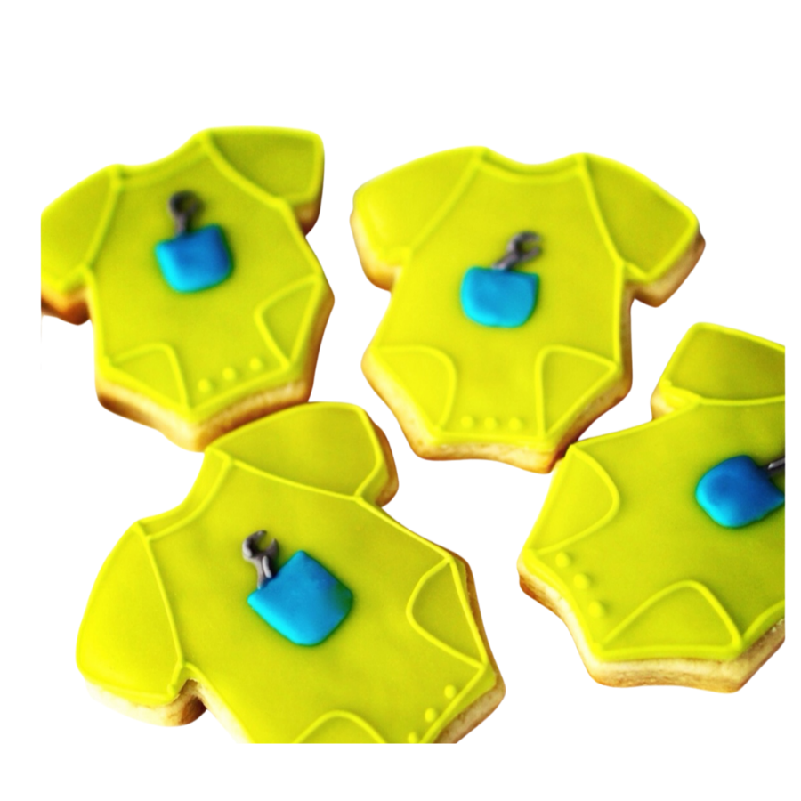 Customizable Baby Onesie Cookies