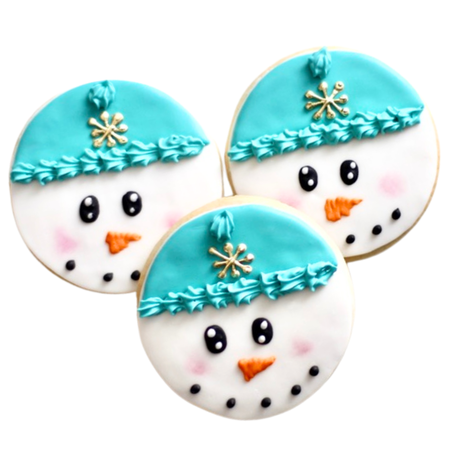 Snowman Head Cookies