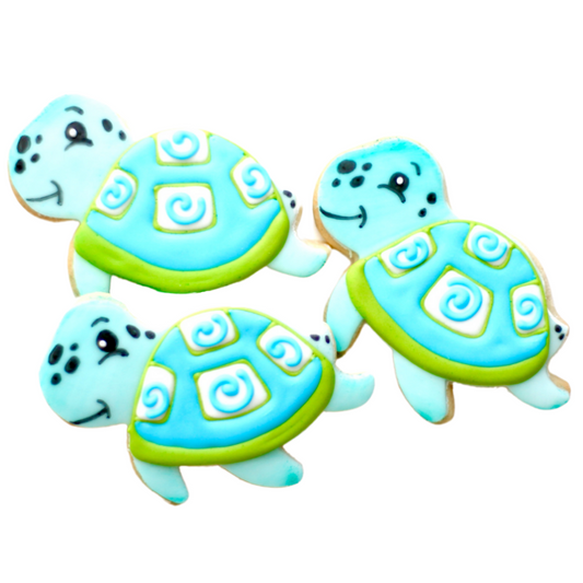 Whimsical Turtle Cookies