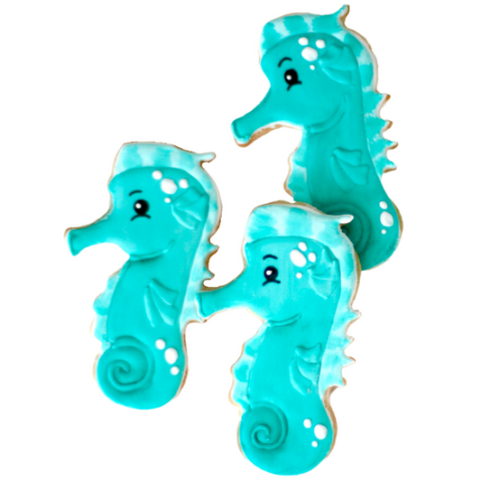 Whimsical Seahorse Cookies