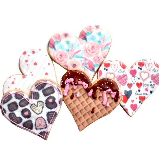 Valentine Heart Cookie Set
