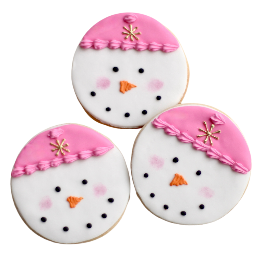 Snowman Head Cookies