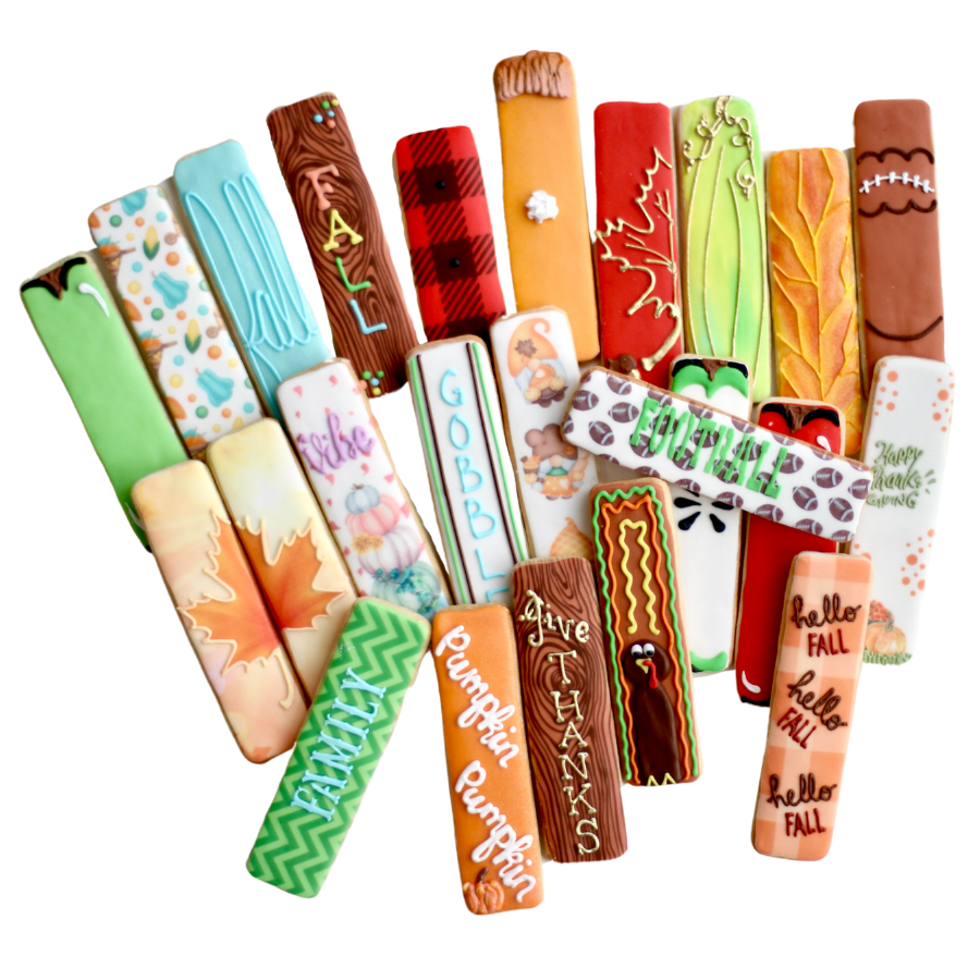 18 Pc. Thanksgiving Fall Cookie Stick Boxed Gift Set