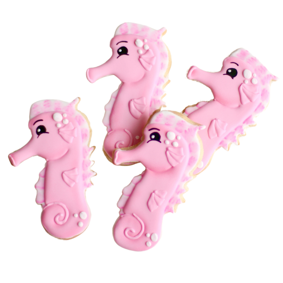 Whimsical Seahorse Cookies