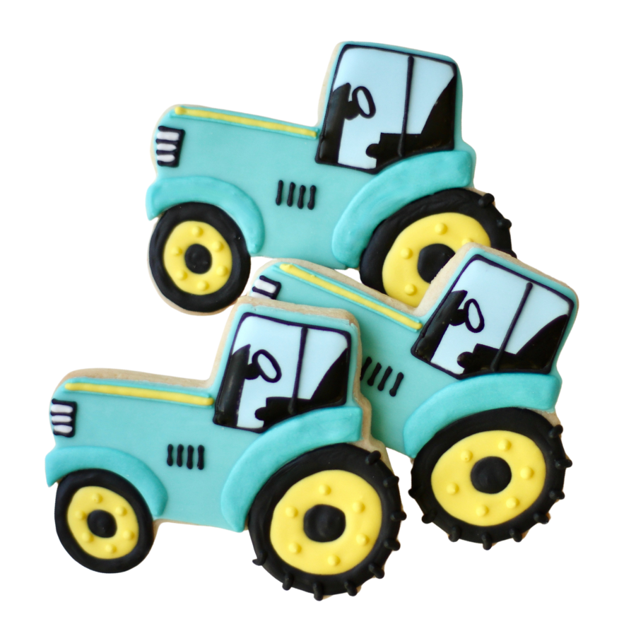 Farm Tractor Cookies