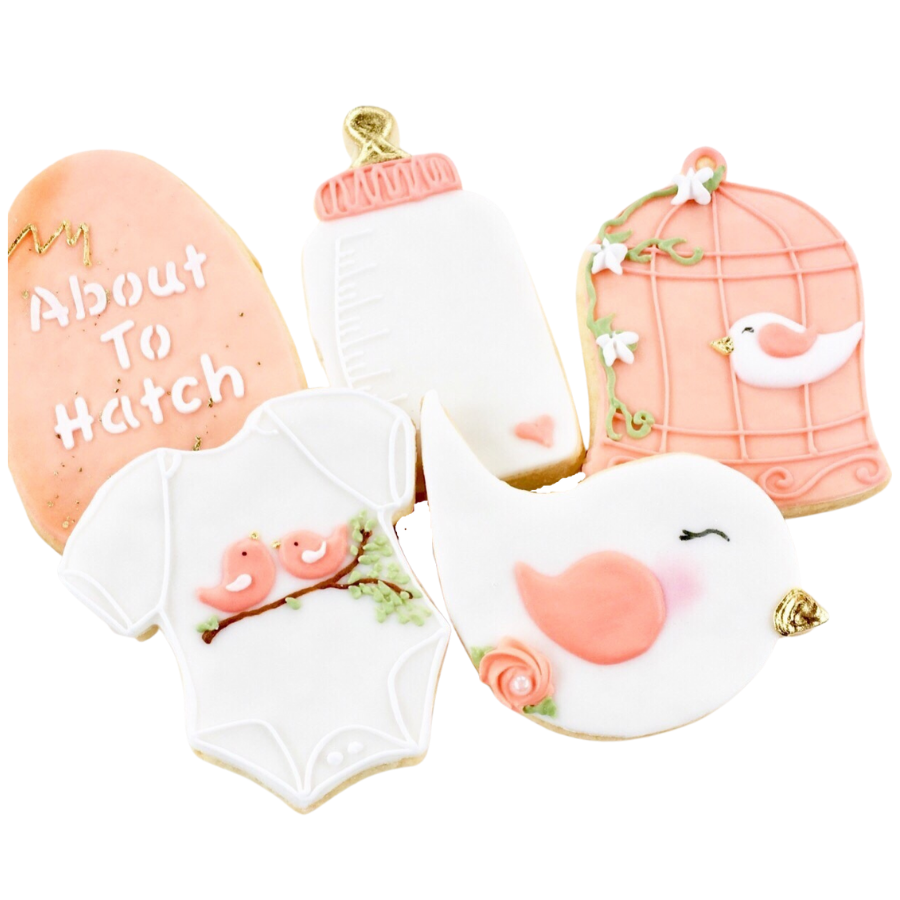 About to Hatch Baby Bird Cookie Set