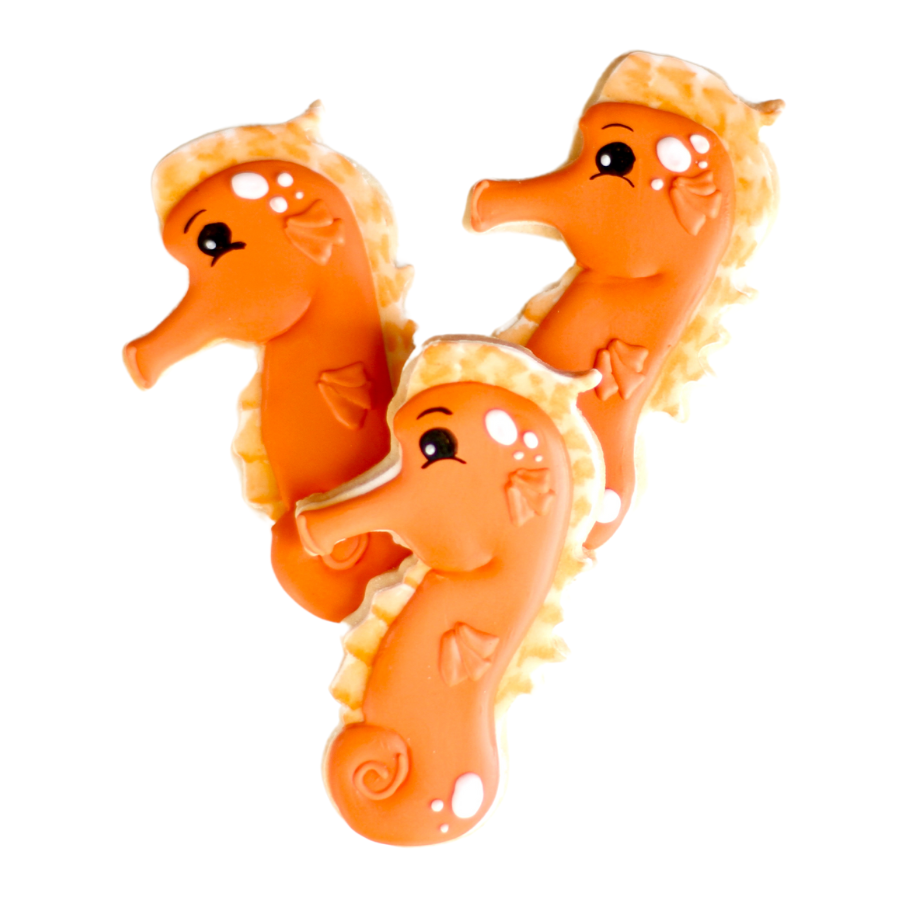 Whimsical Seahorse Cookies