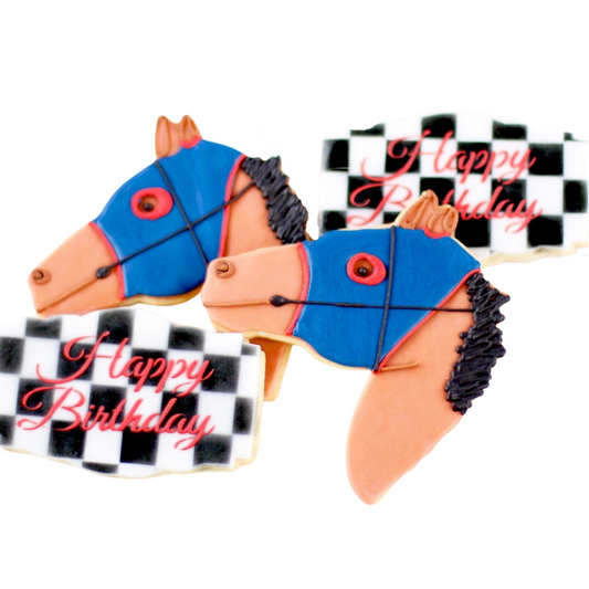 Birthday Racehorse Cookie Set