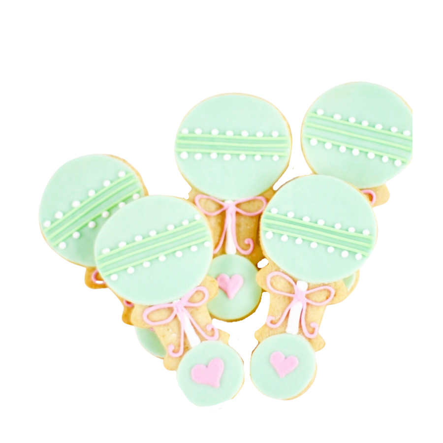 Customized Rattle Cookies