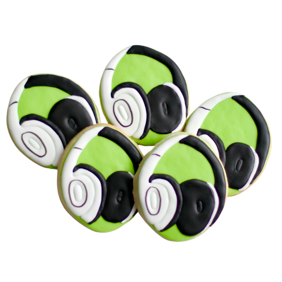 Headphones Cookies