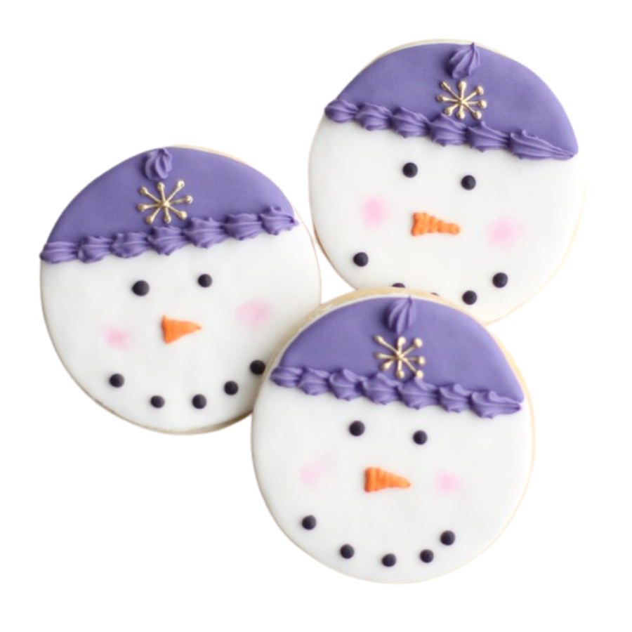 Snowman Head Cookies