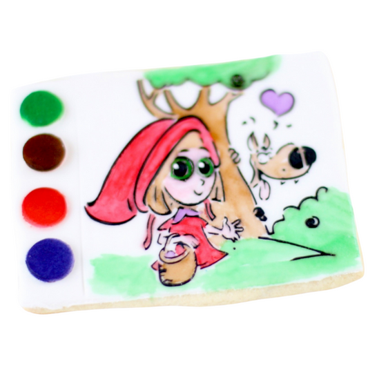 Girl Paint Your Own Cookies