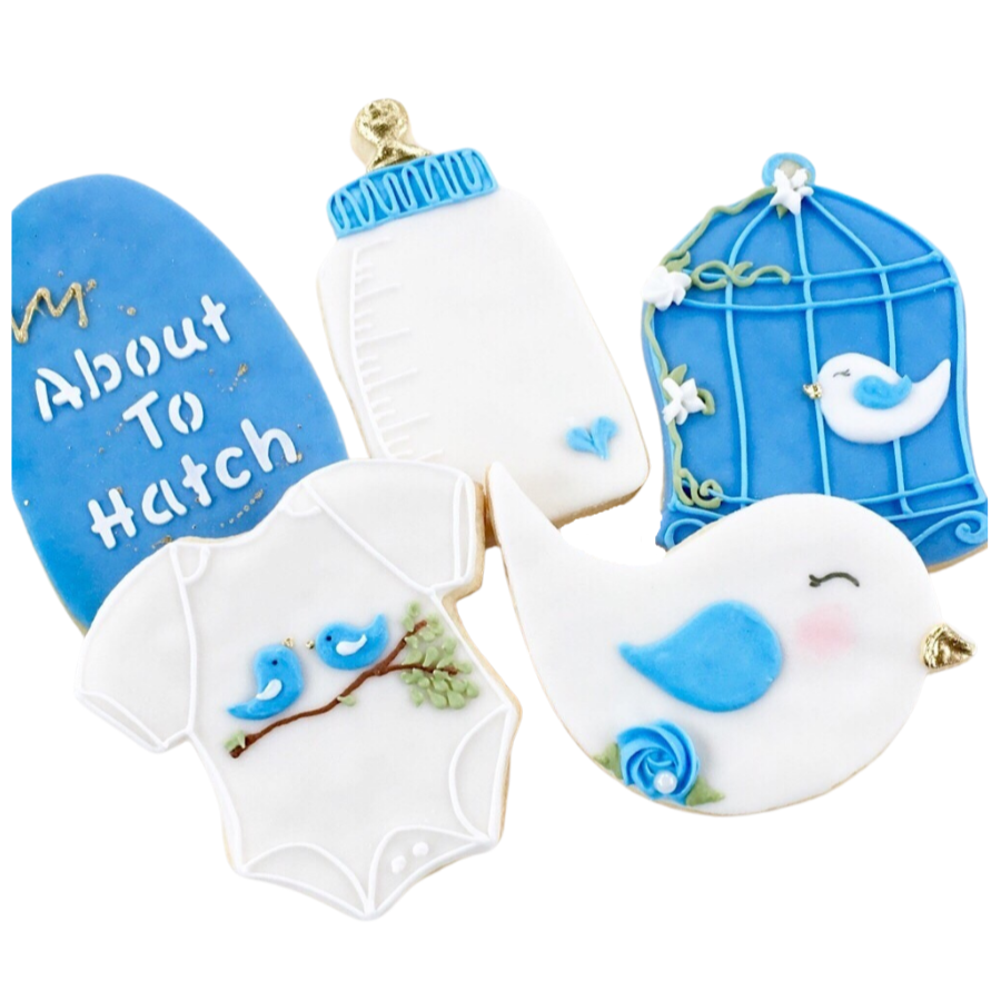 About to Hatch Baby Bird Cookie Set