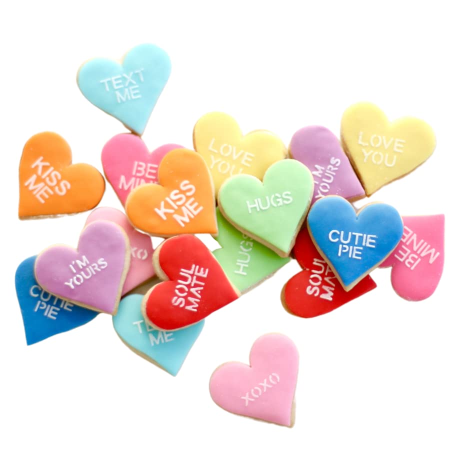 Mini Conversation Heart Boxed Cookie Set