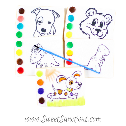 Animal Paint Your Own Cookie