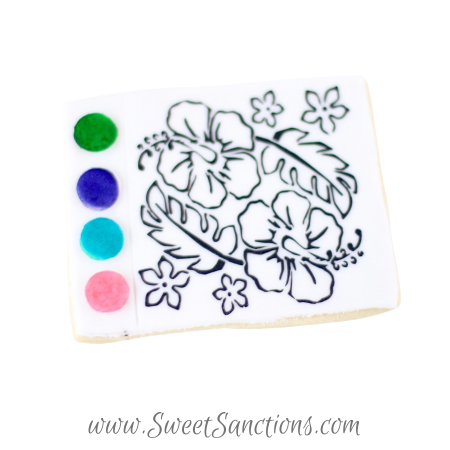 Flower Paint Your Own Cookies
